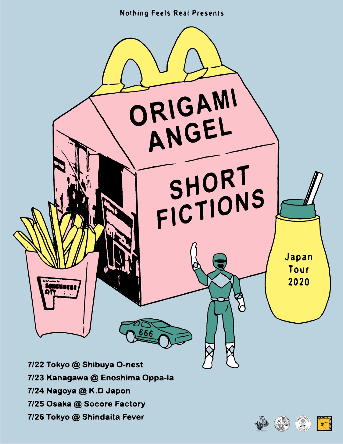 Origami Angel Short Fictions Japan Tour 2020" in Osaka SOCORE