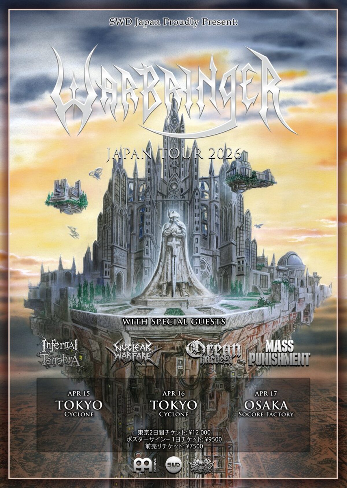 Warbringer (from U.S) - JAPAN TOUR 2026 - SOCORE FACTORY SOCORE