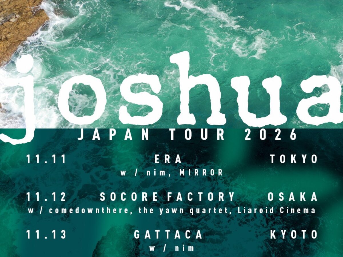 Joshua Japan Tour 2026 - SOCORE FACTORY SOCORE FACTORY